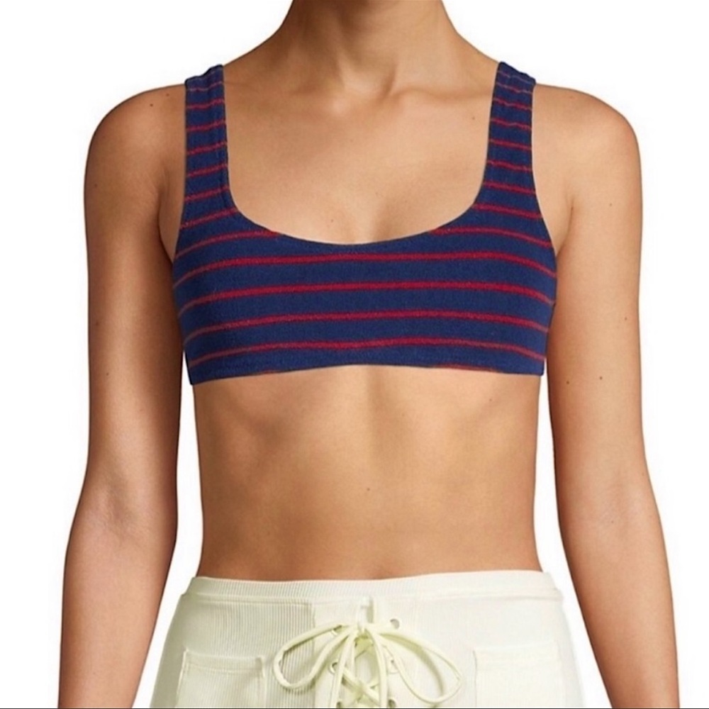 Solid & Striped Bikini Top